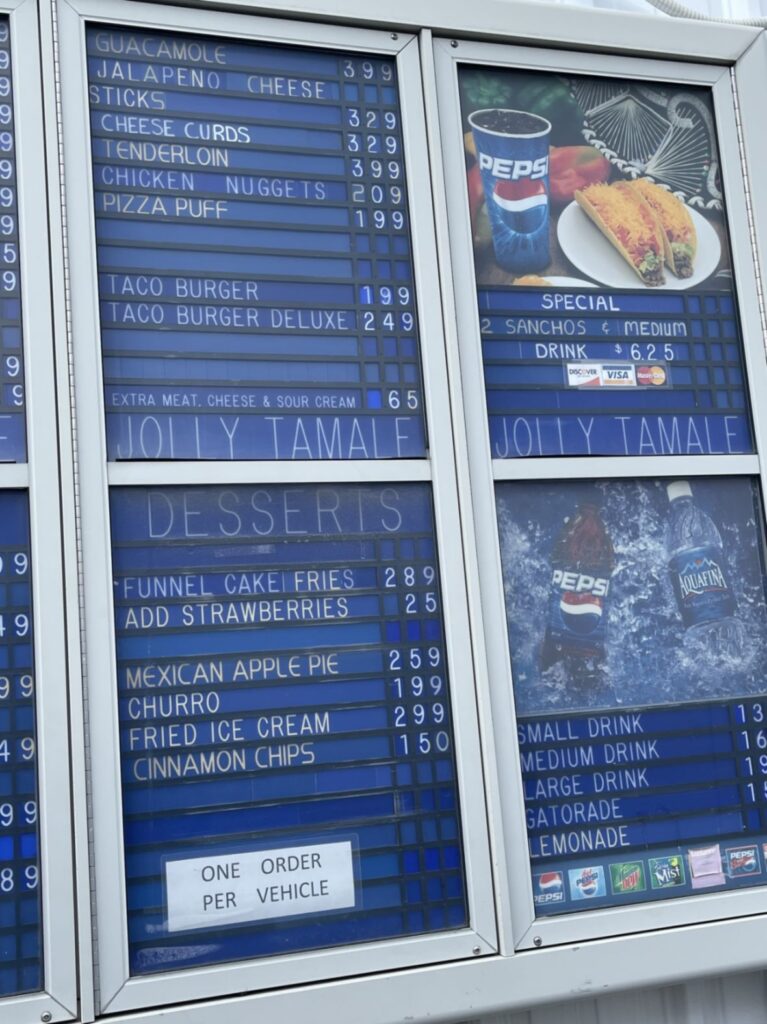 Jolly Tamale Menu 4