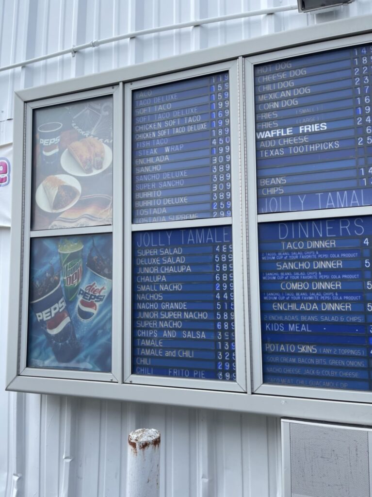 Jolly Tamale Menu 5
