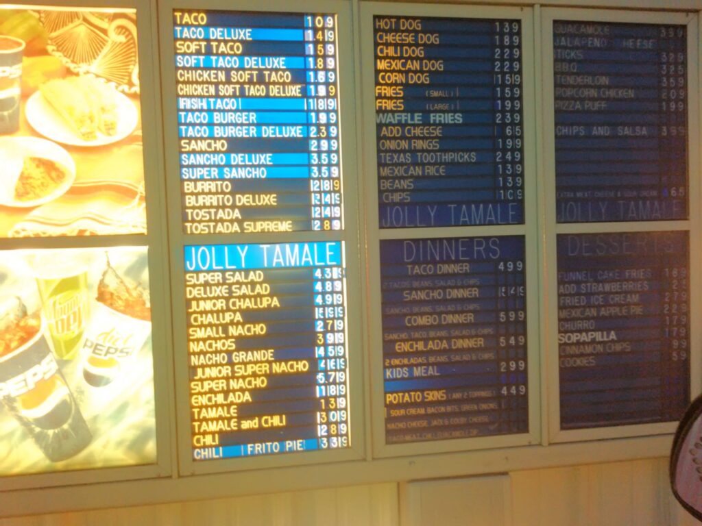 Jolly Tamale Menu 6